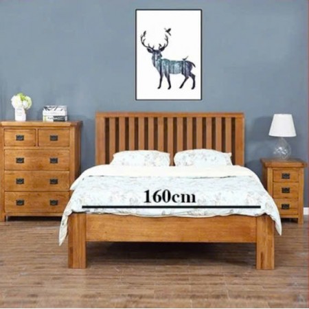 Chunky BR02 : Trọn Bộ Phòng Ngủ Gỗ Sồi - 03 Pcs